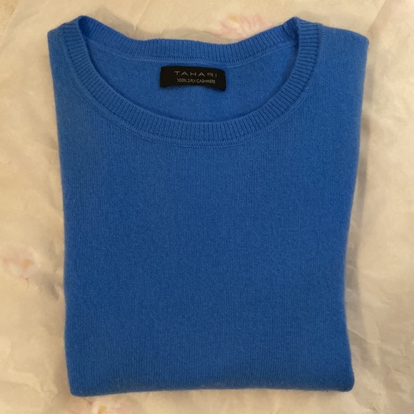 Vermillion Blue Cashmere Sweater - Picture 5 of 5